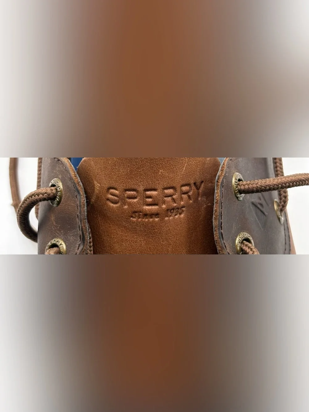 Sperry Authentic Original Brown Leather Boat Shoes Men's Size 12M 2-Eye Loafers